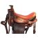 Silla de Vaquería ENLAZADORA Natural Engrasada -  Sillas para caballos